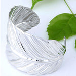 Vintage Boho Leaf Bangle